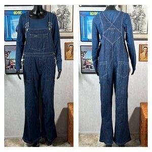 Vintage GAP Denim Overalls Medium 100% Cotton Blue Jean Dungarees